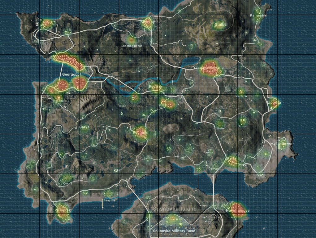 PUBG: Know Where to Loot on the Erangel Map