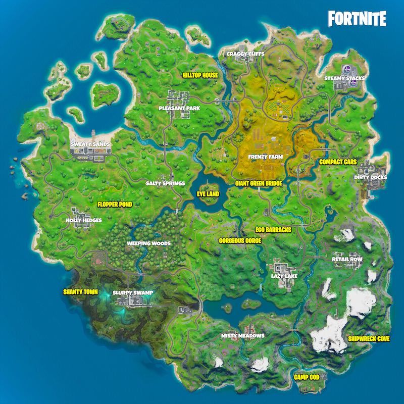 Fortnite Chapter 2: Check out the best locations on the new map!