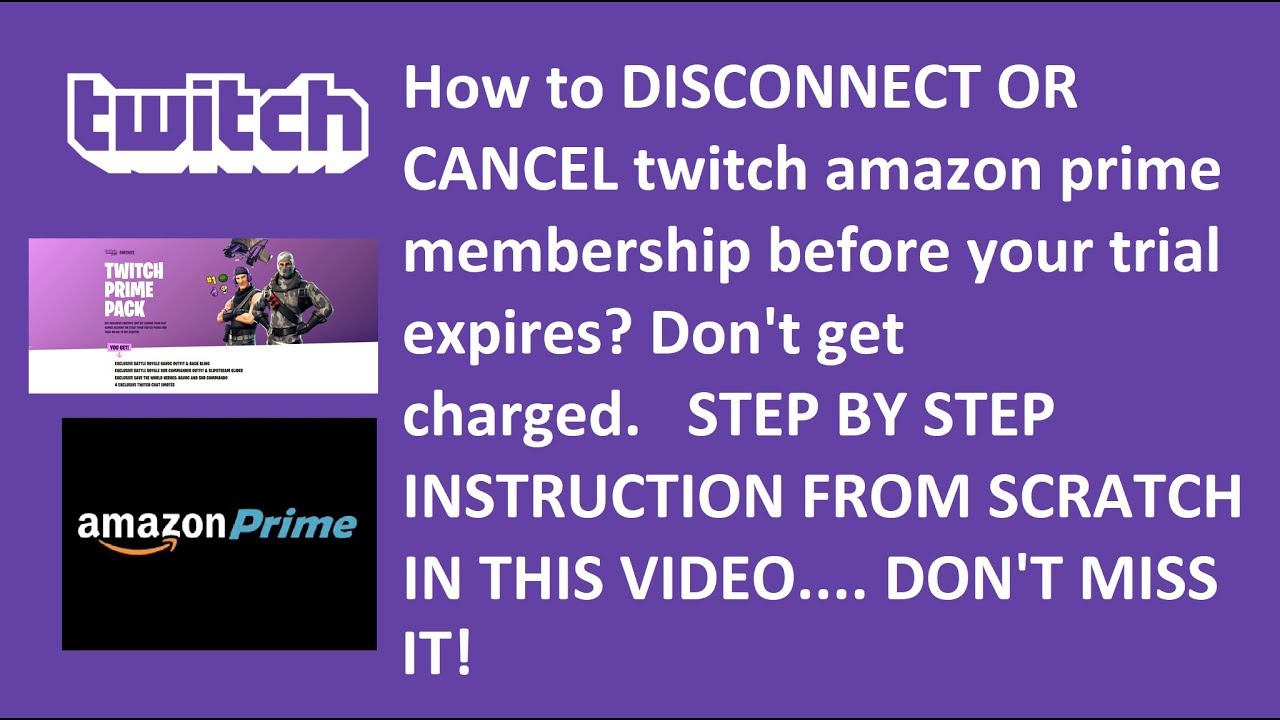 Learn how to cancel Twitch Prime quickly!