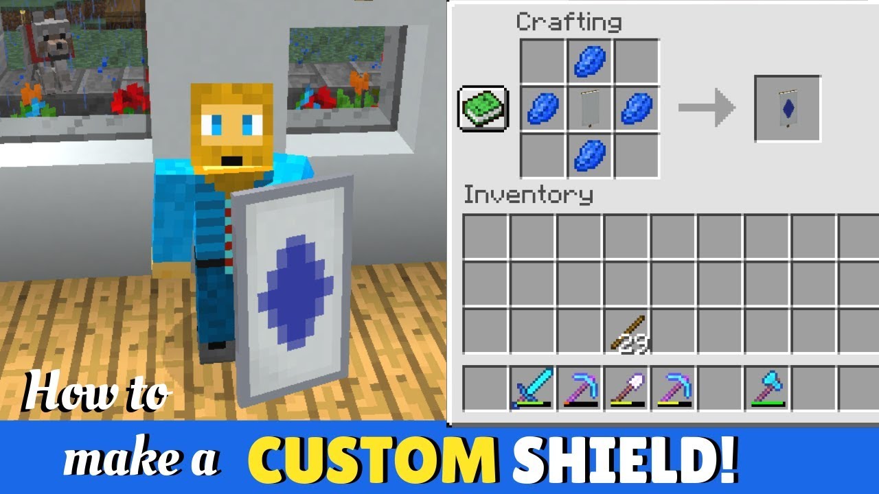 make a shield minecraft 1.9