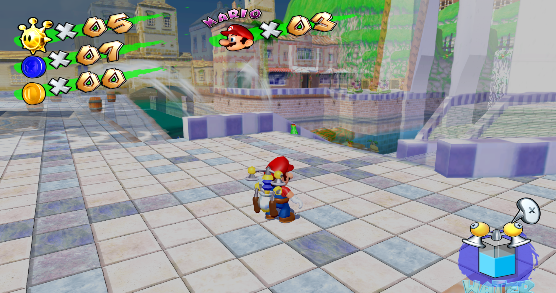 Super Mario Sunshine cheats for Gamecube